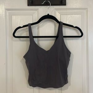 Purple buttery soft workout crop